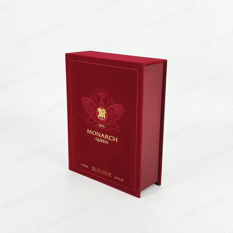 Špičkový pevný parfémový box s detailem zlaté fólie a EVA INSERT CUSHION HP010