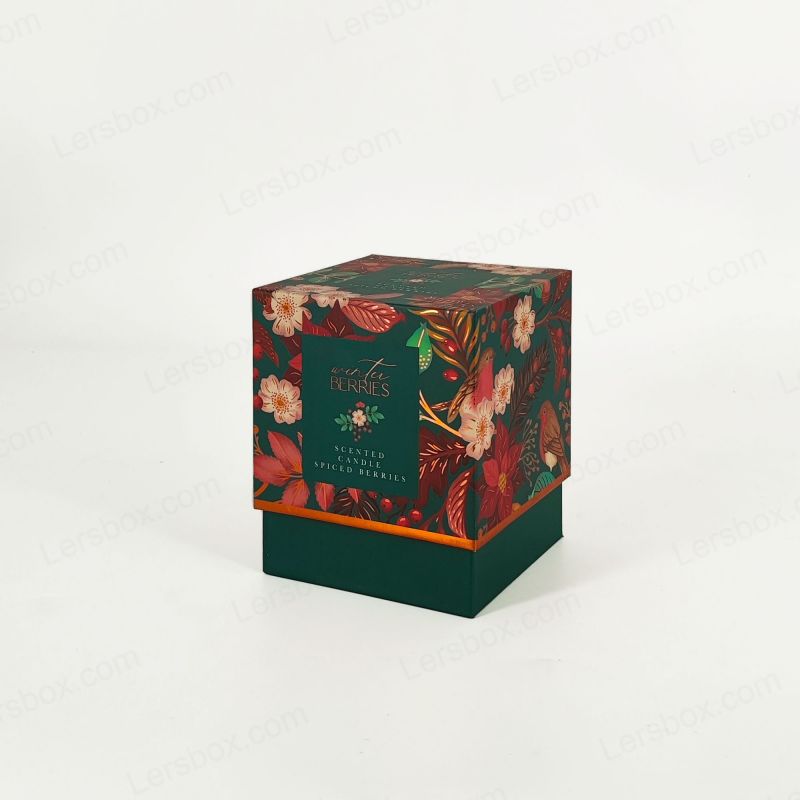 Perfumová krabice zlaté fólie s pěnovým podnosem EVA a robustní ručně vyráběný design HP022
