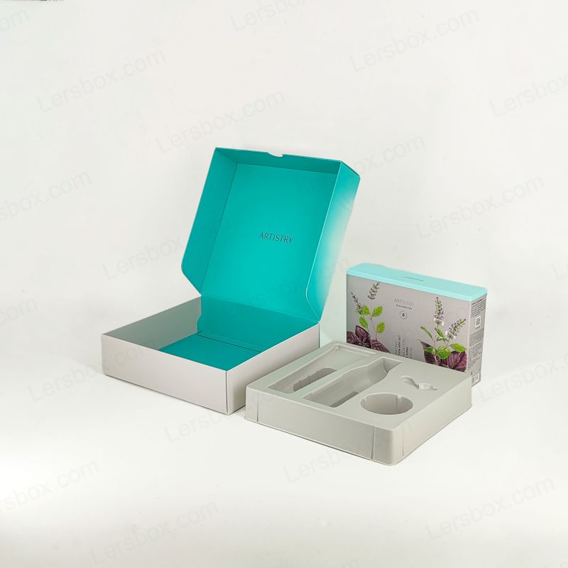 Skládací boxy s tahem na papír pro efektivní úložné a stylové řešení balení produktů PTE003