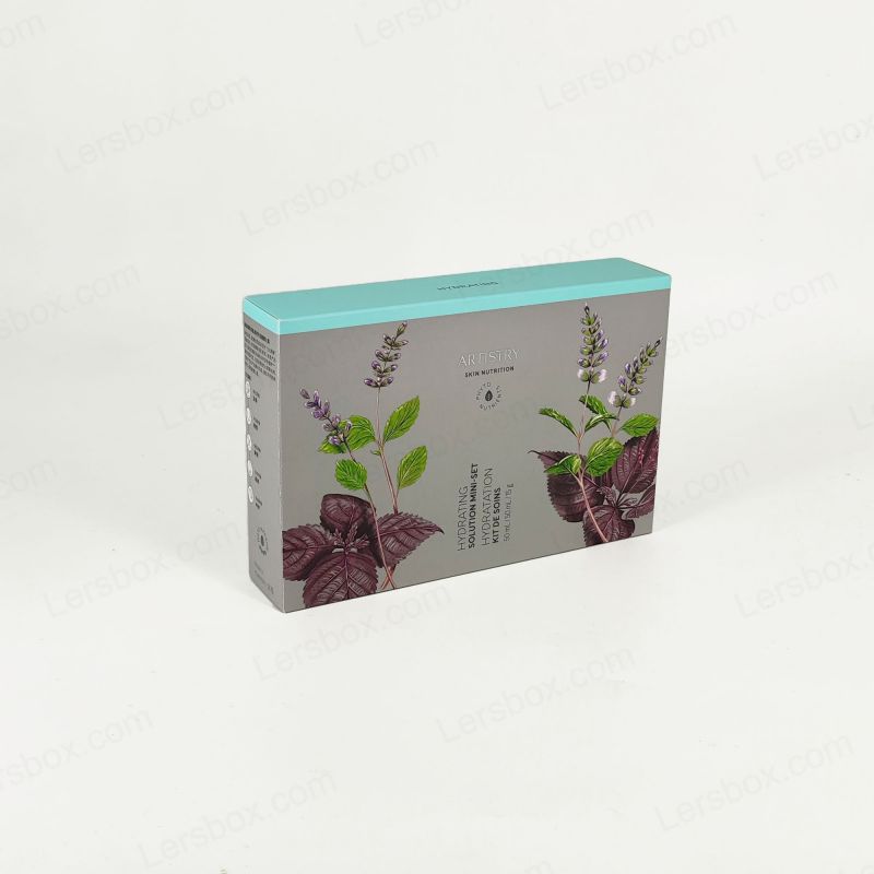 Skládací boxy s tahem na papír pro efektivní úložné a stylové řešení balení produktů PTE003