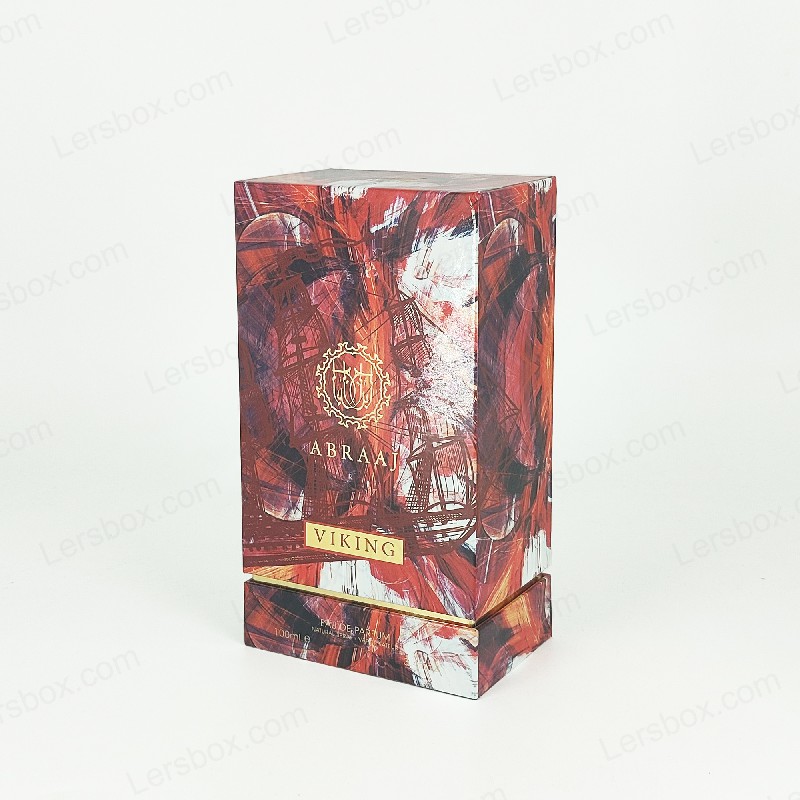Perfumová krabice zlaté fólie s pěnovou podšívkou EVA a tuhou základnou pro prémiové obaly HP023
